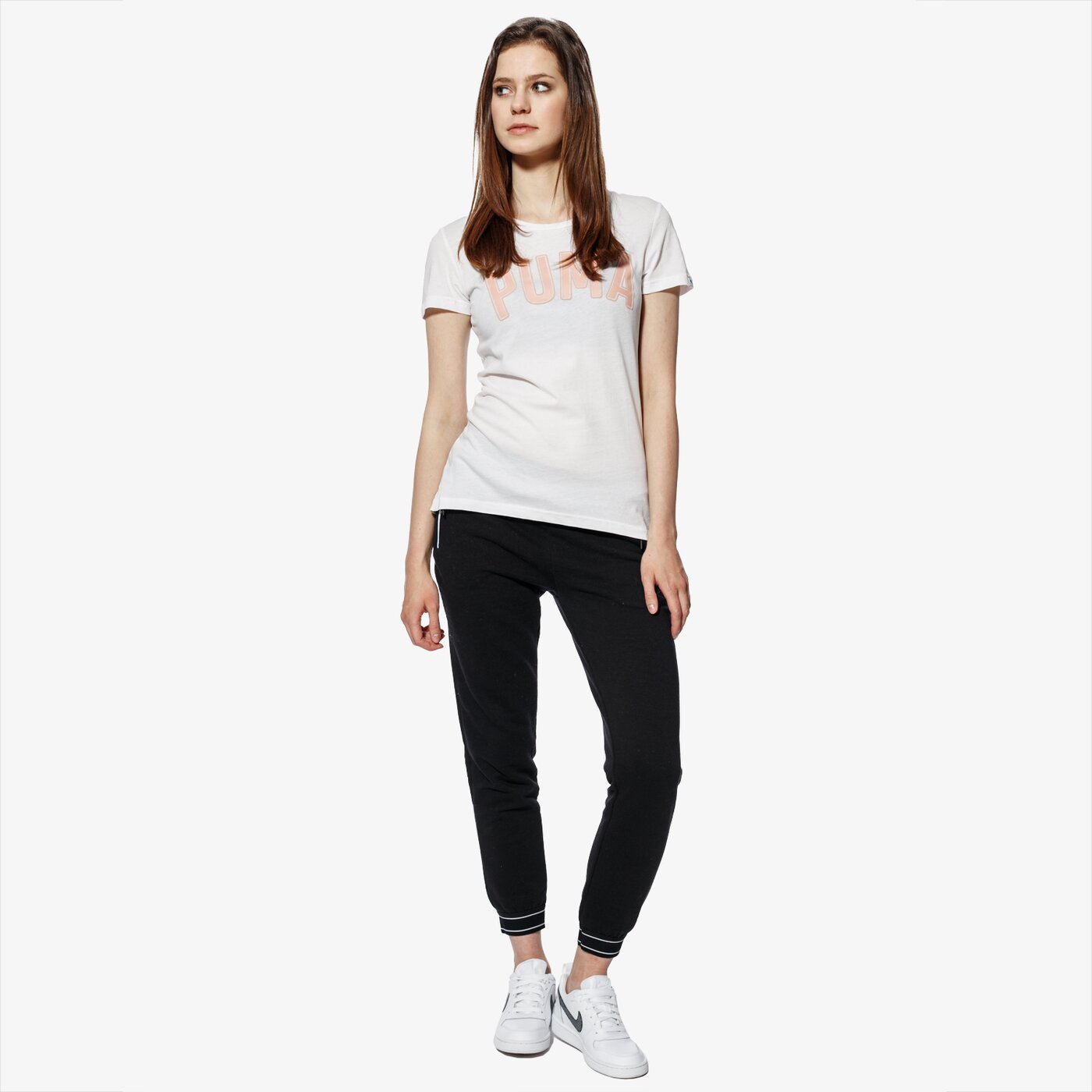 Koszulka damska PUMA T-SHIRT SS ATHLETIC 85014703 kolor biały