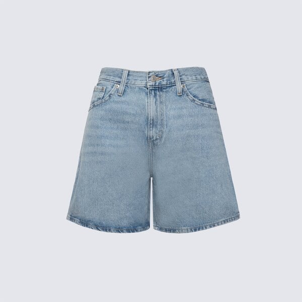 Spodenki damskie LEVI'S SZORTY HIGH BAGGY MED INDIGO a9311-0000 kolor niebieski