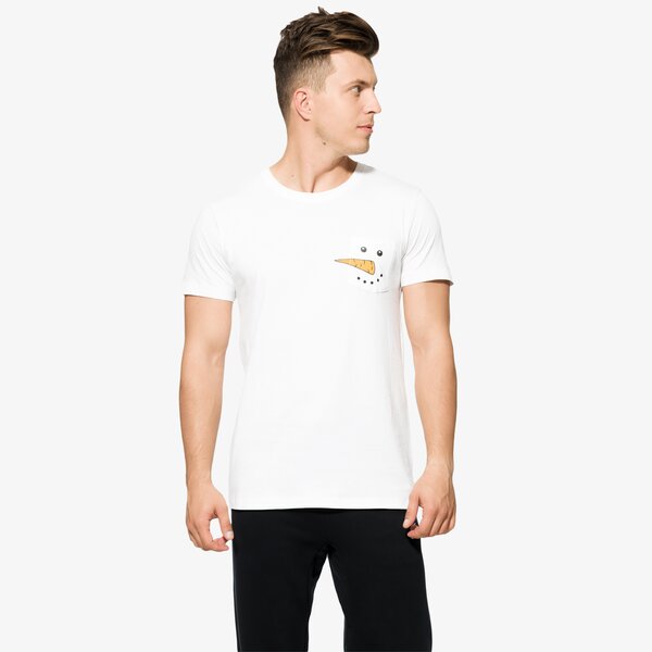 Koszulka męska FEEWEAR T-SHIRT SS CARROT fw37tsm43001 kolor biały