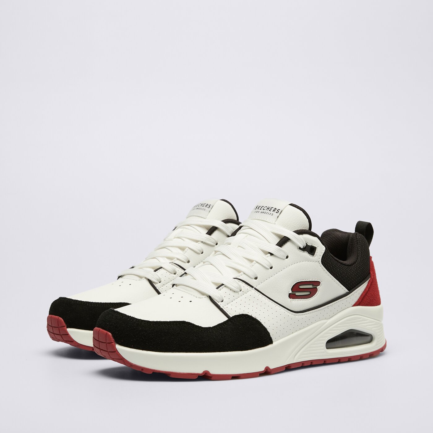 Buty sportowe męskie SKECHERS UNO 183020wbrd kolor biały