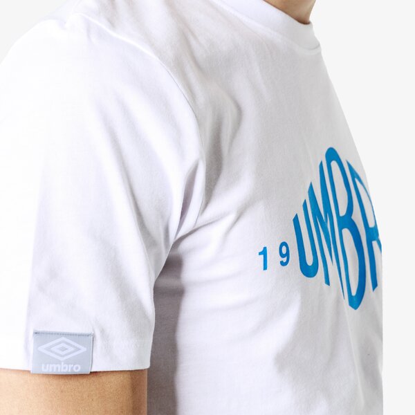 Koszulka męska UMBRO T-SHIRT SS GRAPHIC 65380u-13v kolor biały