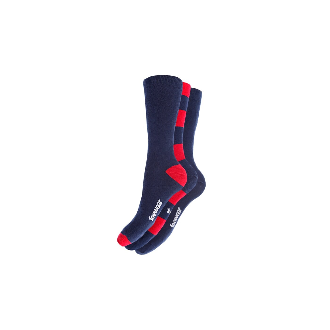 Skarpetki damskie FEEWEAR SKARPETY WYSOKIE 3PPK MIX2 fwsk2611 kolor granatowy