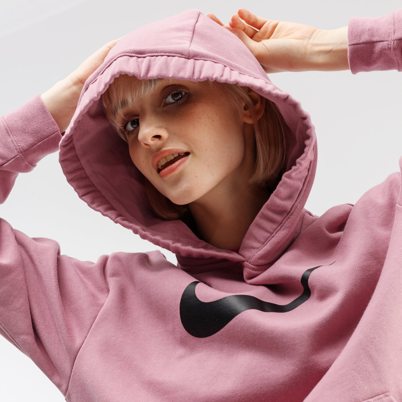 Bluza damska NIKE BLUZA Z KAPTUREM W NSW PREP JDI cj3761-515 kolor różowy