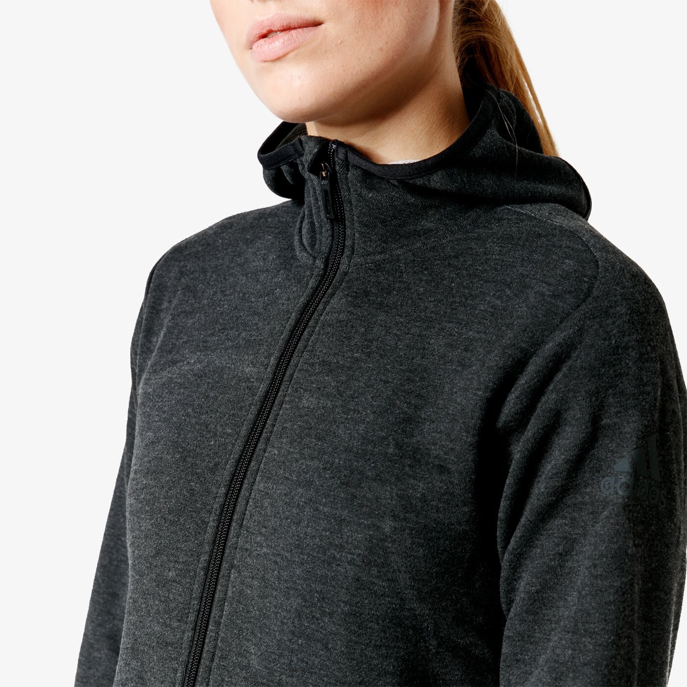 Bluza damska ADIDAS BLUZA FL PRIME HOODIE cz8087 kolor szary
