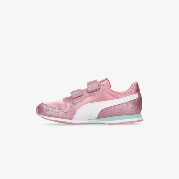 Buty dziecięce PUMA CABANA RACER GLITZ V PS 37098509 kolor różowy