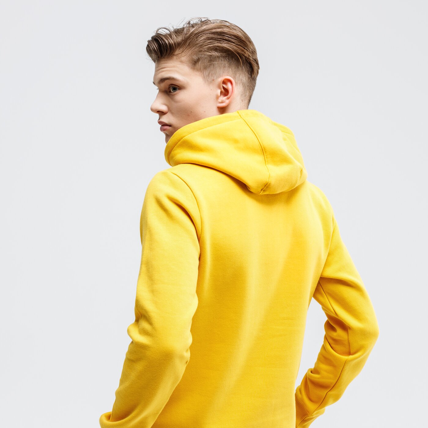 Bluza męska UMBRO BLUZA Z KAPTUREM FW LARGE LOGO 65629u-hv9 kolor żółty