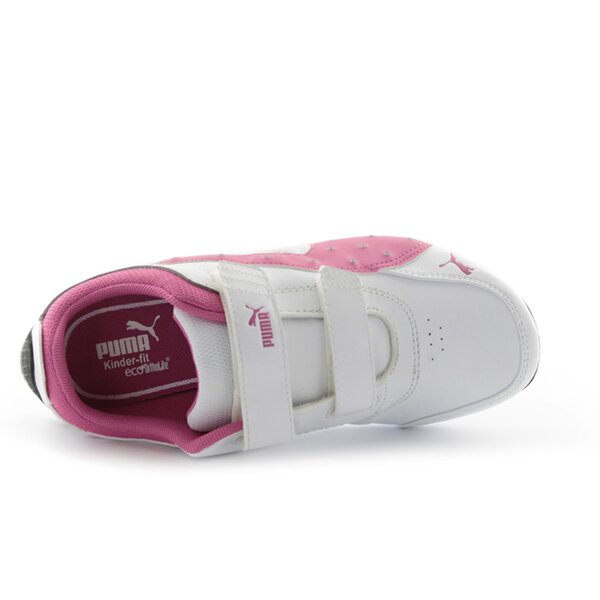 Buty dziecięce PUMA DRIFT CAT 4 DIAMONDS V KIDS 30397801 kolor biały