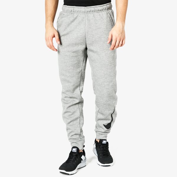Spodnie dresowe męskie NIKE SPODNIE THERMA TAPER SWOOSH 932257-063 kolor szary