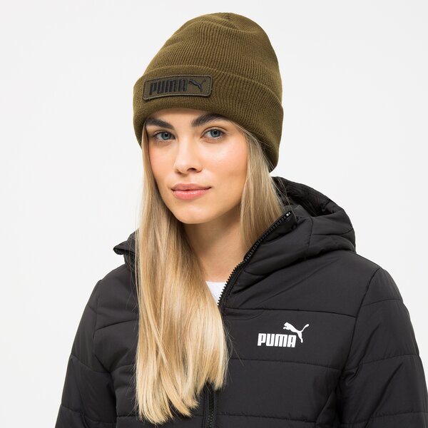 Czapka zimowa damska PUMA CZAPKA CLASSIC CUFF 023434 08 kolor khaki