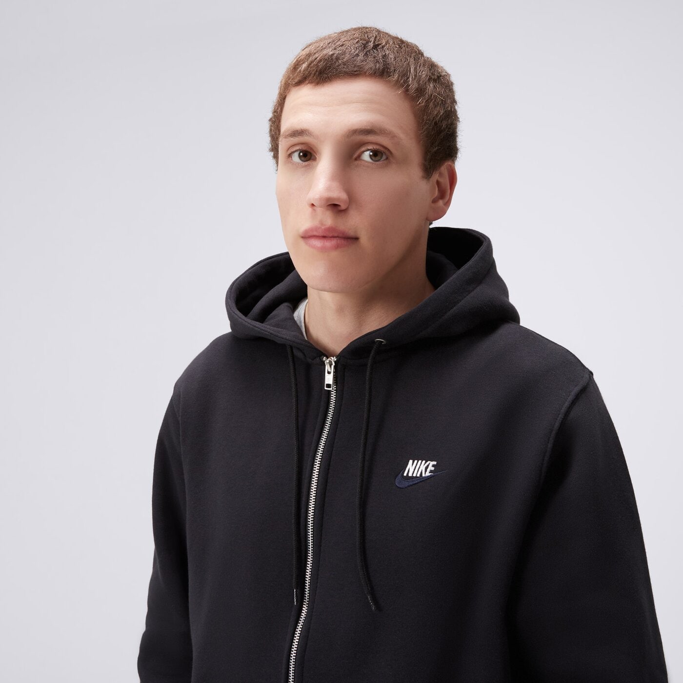 Bluza męska NIKE BLUZA ROZPINANA Z KAPTUREM M NSW CLUB DT HDFZ ih4297-010 kolor czarny