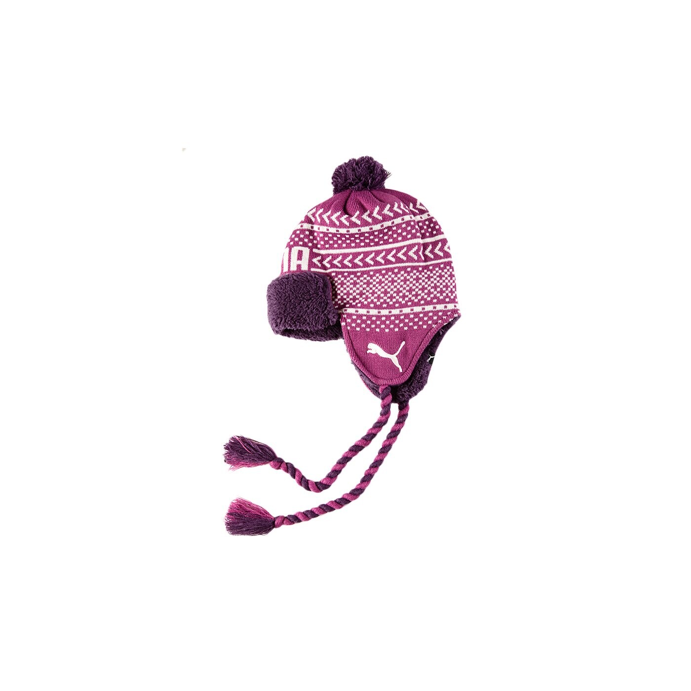 Czapka zimowa damska PUMA CZAPKA Z EARFLAP BEANIE 84341302 kolor różowy