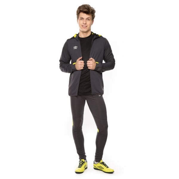 Kurtka przejściowa męska UMBRO KURTKA PRO TRAINING HOODED FZ 64075udse kolor czarny