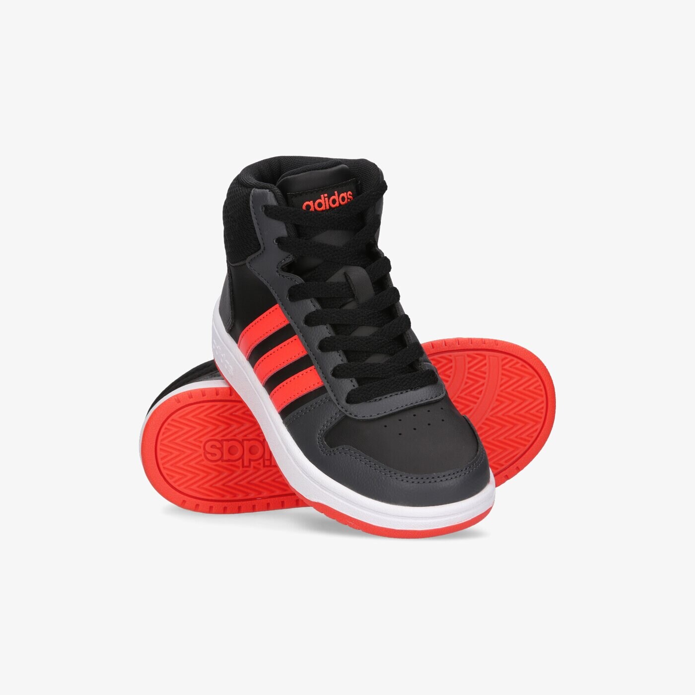 Buty dziecięce ADIDAS HOOPS MID 2.0 K gz7768 kolor czarny