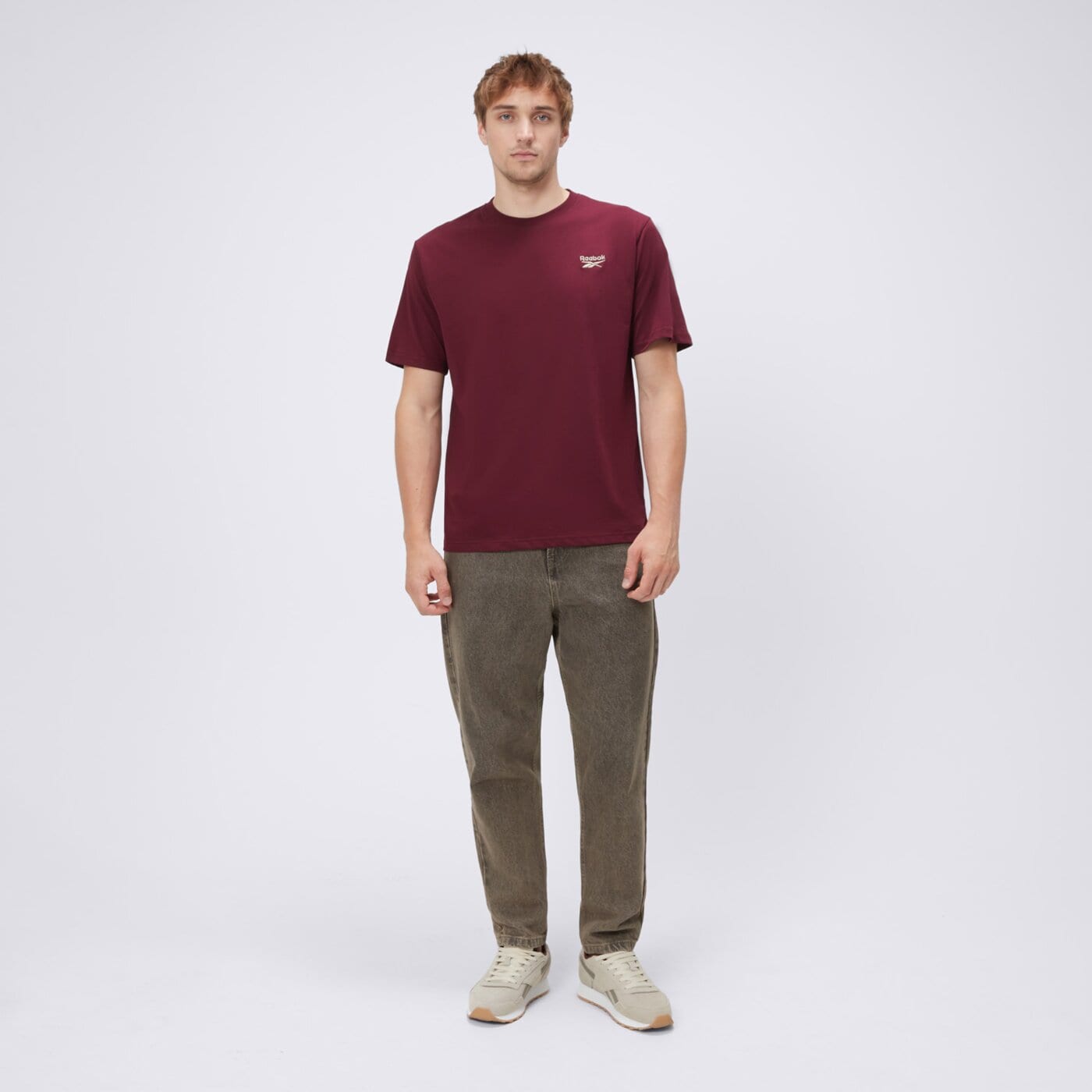 Koszulka męska REEBOK T-SHIRT CODY rk25111mgm100050 kolor bordowy