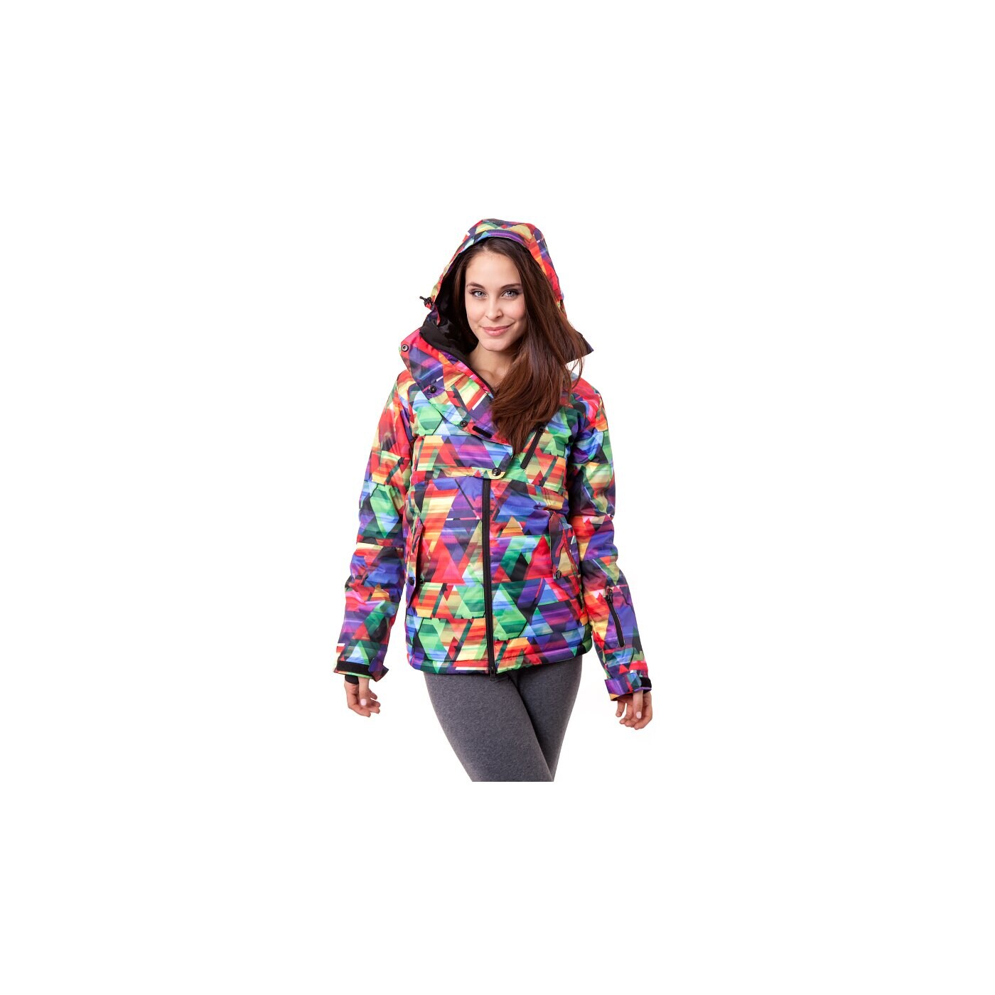Kurtka zimowa damska FEEWEAR KURTKA FRISCO fw34kud02002 kolor multicolor