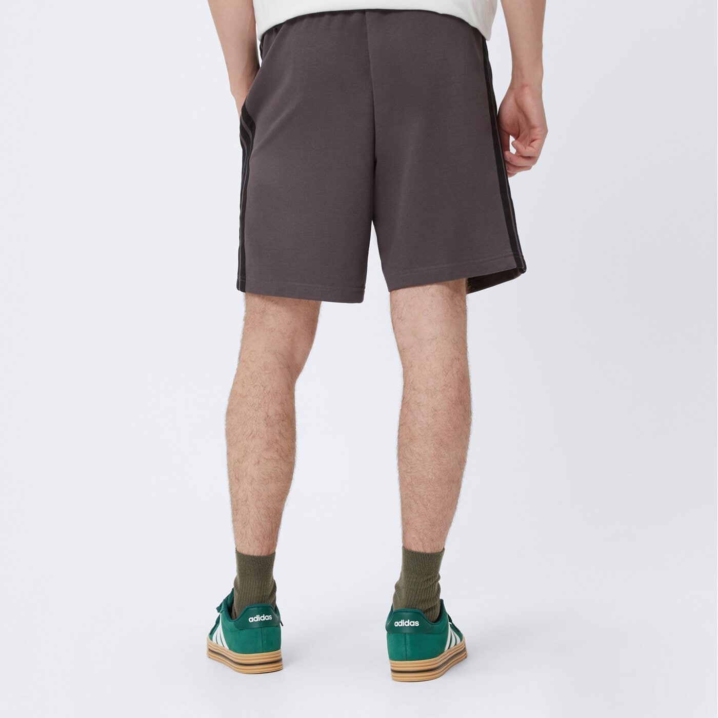 Spodenki męskie ADIDAS SZORTY M 3S FT SHO je6422 kolor szary