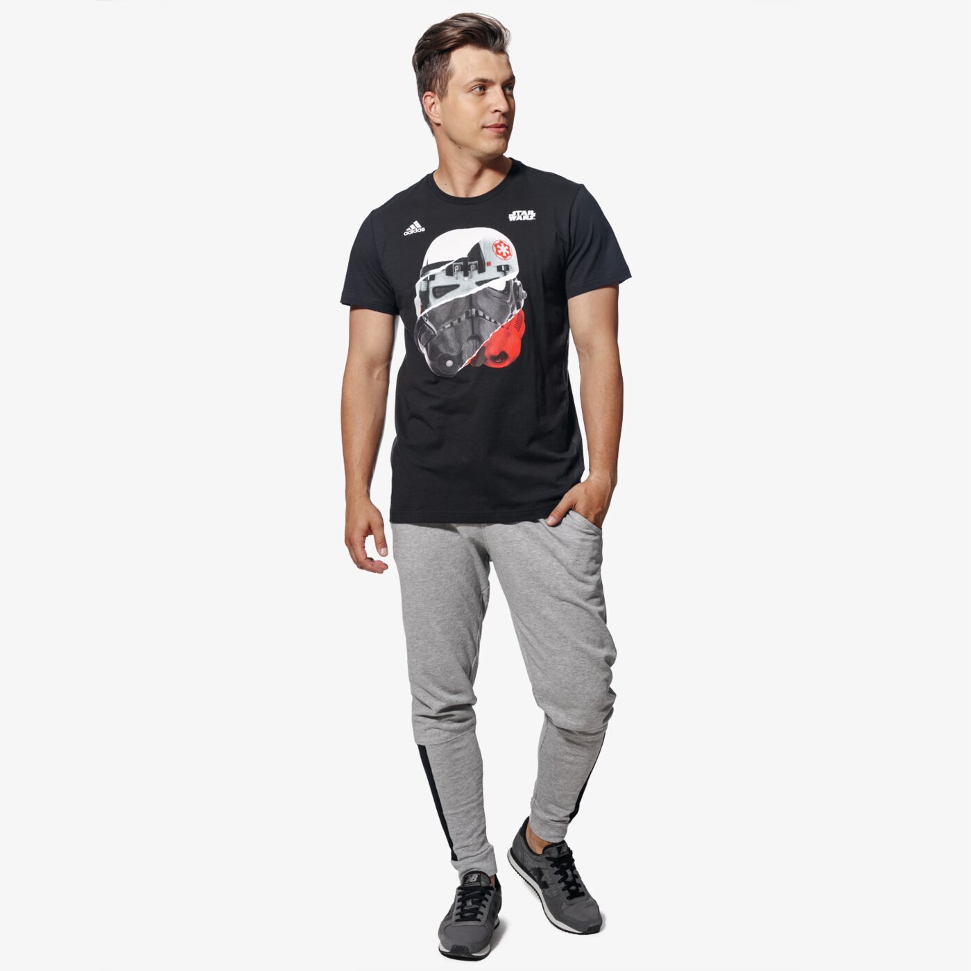 Koszulka męska ADIDAS T-SHIRT SS STORM TROOPER ce2200 kolor czarny
