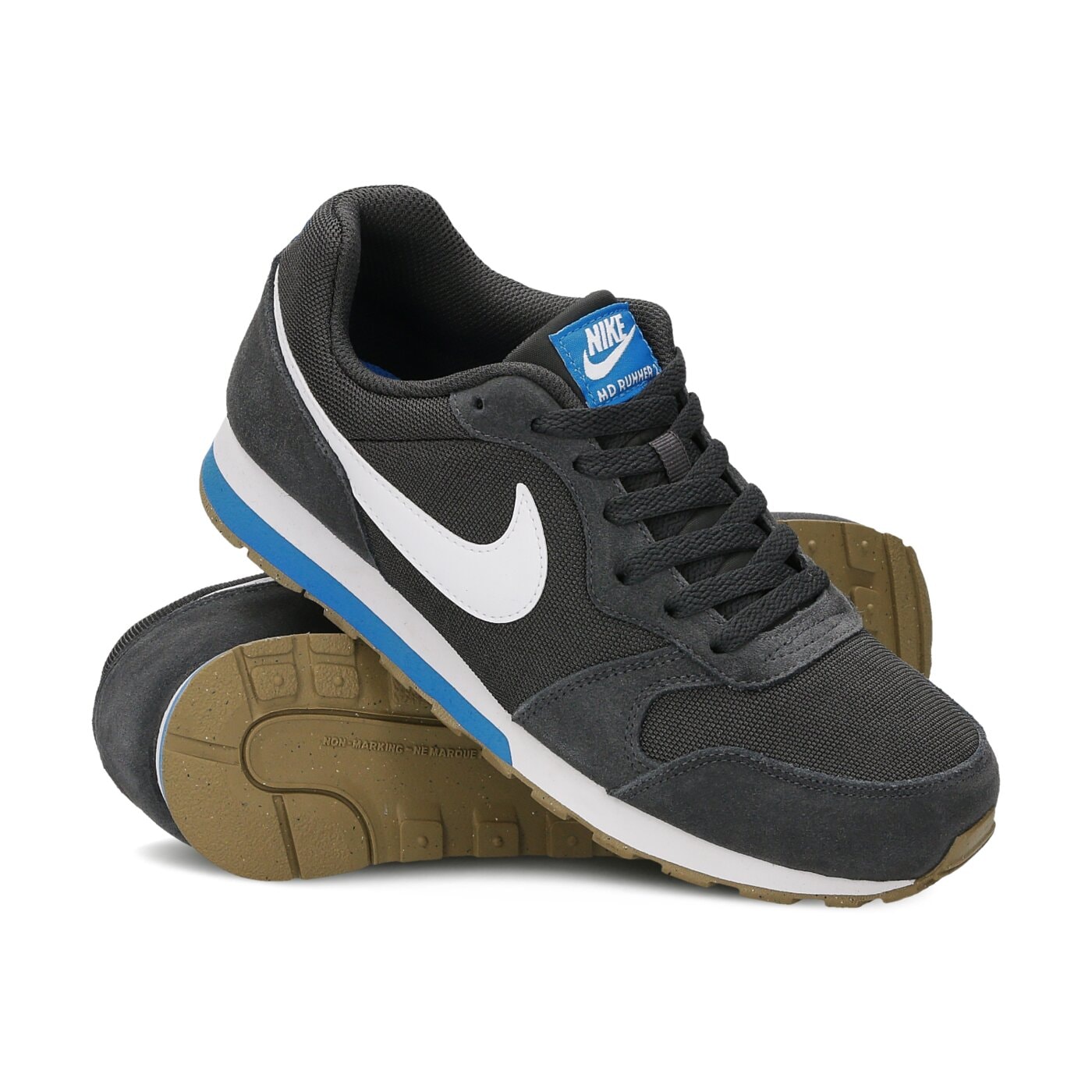 Buty dziecięce NIKE MD RUNNER 2 BG 807316-007 kolor szary