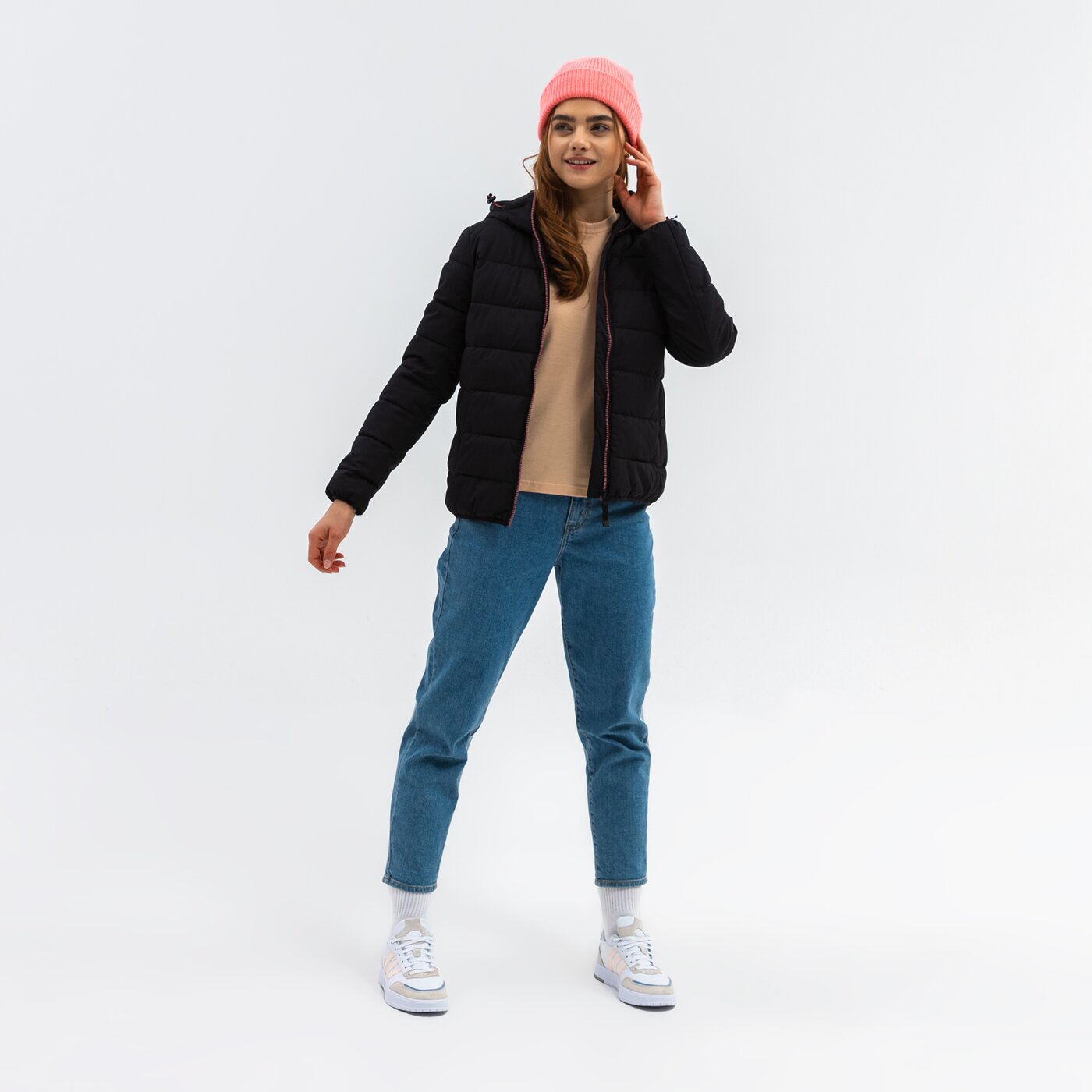 Kurtka zimowa damska UP8 KURTKA ZIMOWA KUMARA up321kud22002 kolor czarny