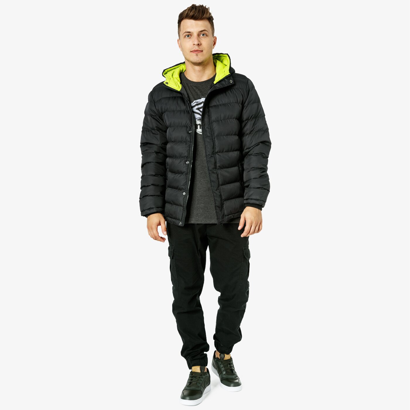 Kurtka zimowa męska UMBRO KURTKA LARIMAR ul38kum33002 kolor czarny