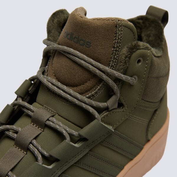 Buty sportowe męskie ADIDAS HOOPS 4.0 MID WINTERIZED jq5363 kolor khaki