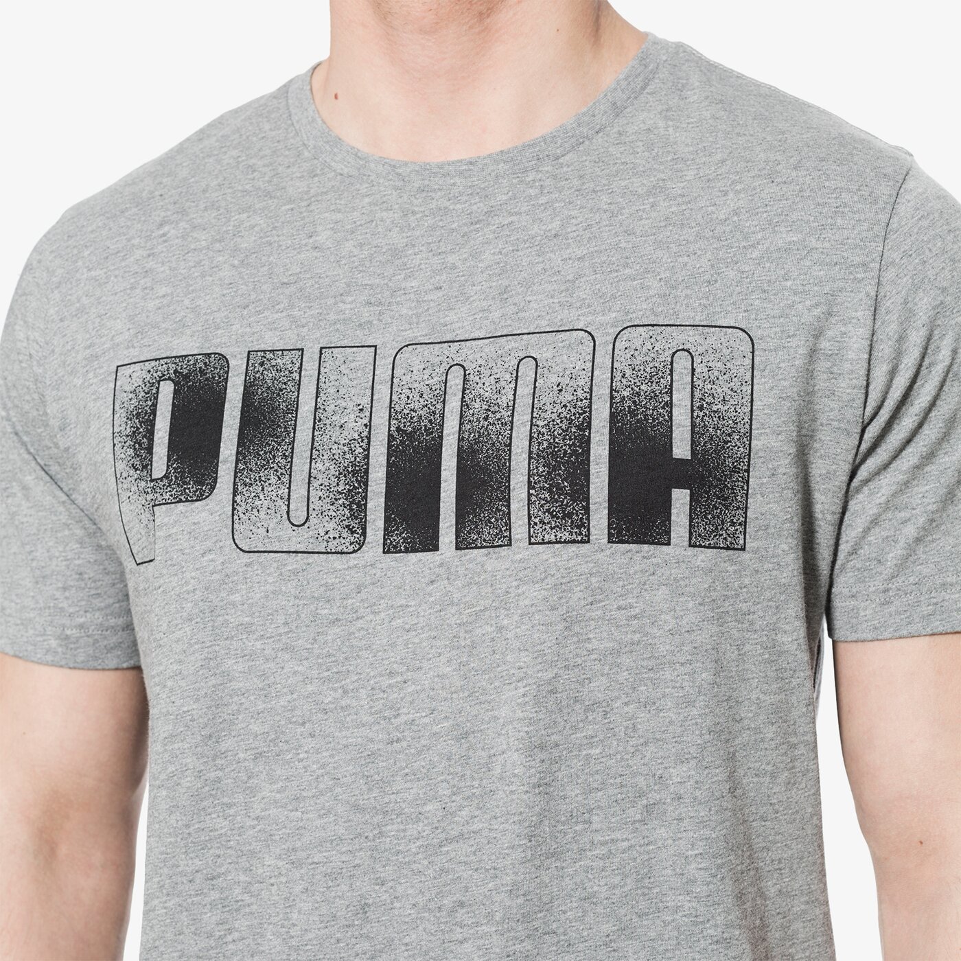 Koszulka męska PUMA T-SHIRT SS BRAND 59486903 kolor szary