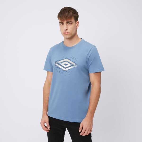 Koszulka męska UMBRO T-SHIRT CAPRIS ul124tsm11002 kolor niebieski