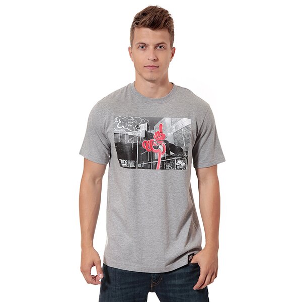 Koszulka męska NIKE T-SHIRT AF1 IMAGE TEE 618942063 kolor szary
