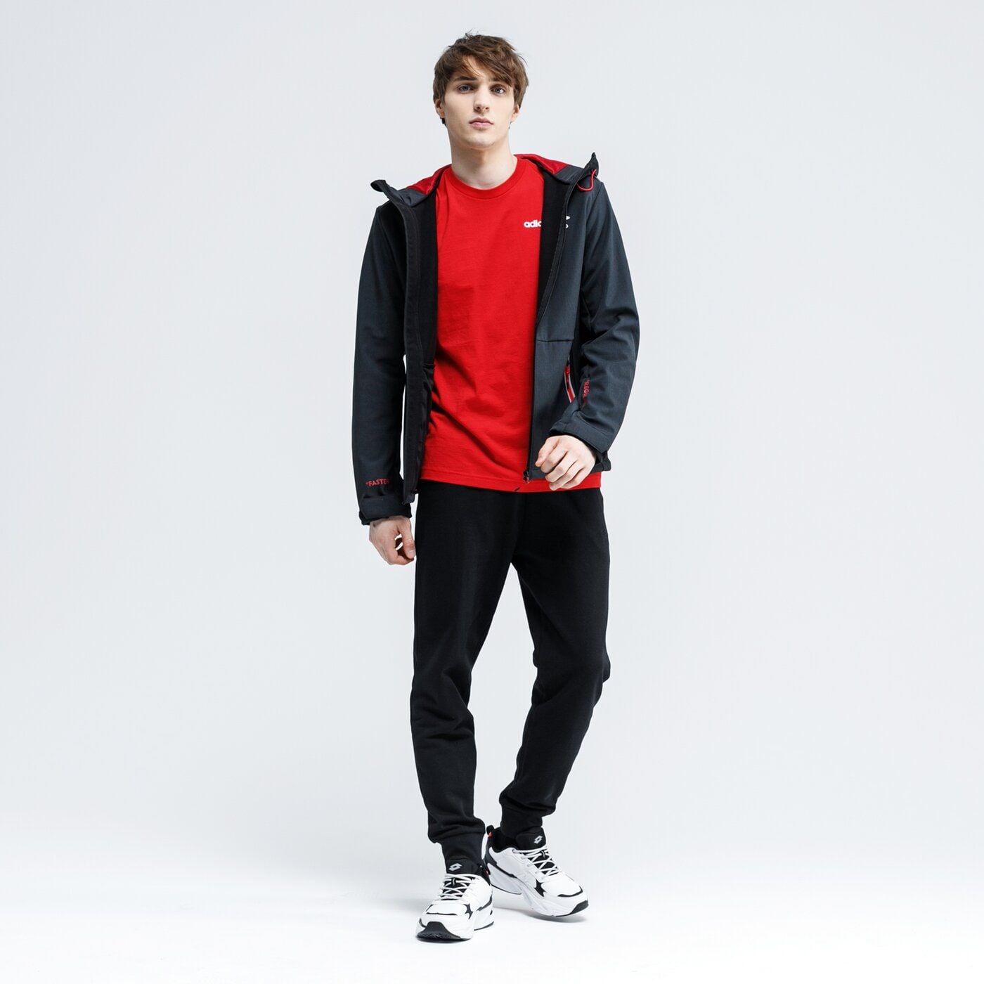 Kurtka przejściowa męska UMBRO KURTKA VEBO ul120kum18001 kolor czarny