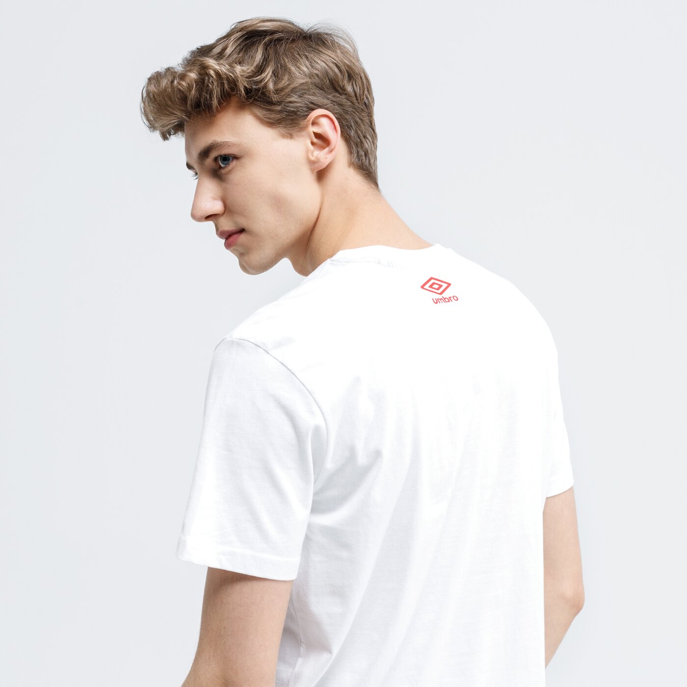 Koszulka męska UMBRO T-SHIRT TROLVO ul120tsm37003 kolor biały