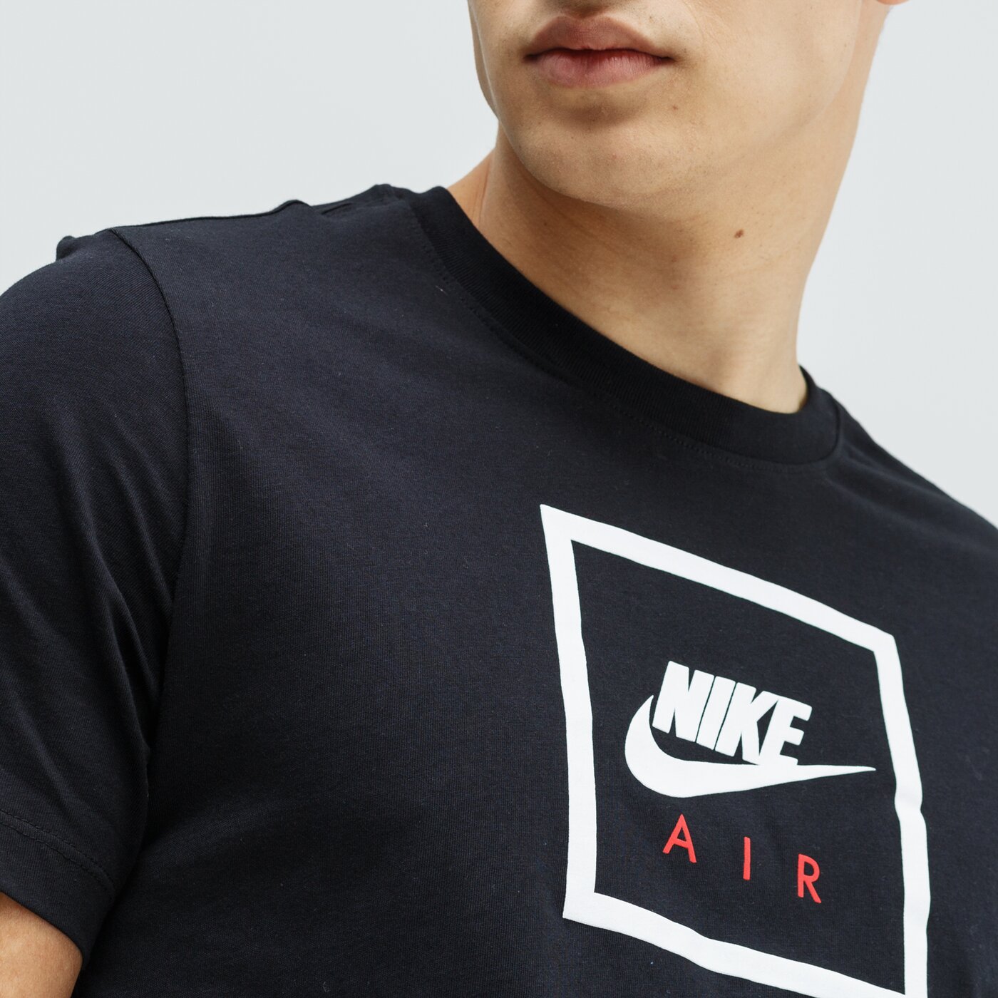 Koszulka męska NIKE T-SHIRT SS M NSW SS AIR 2 bv7639-010 kolor czarny