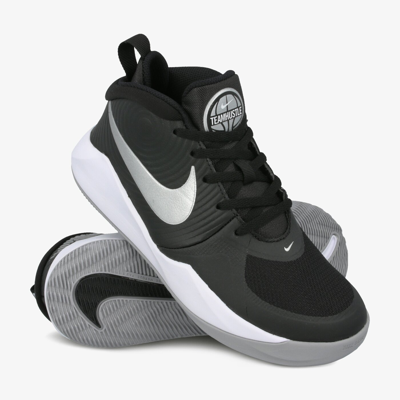 Buty dziecięce do koszykówki NIKE TEAM HUSTLE D 9 (GS) aq4224-001 kolor czarny