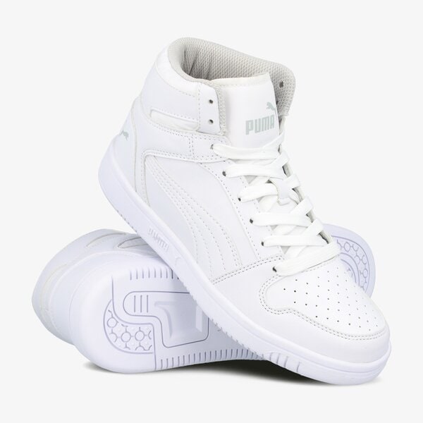 Buty dziecięce PUMA REBOUND LAYUP SL JR 370486 02 kolor biały