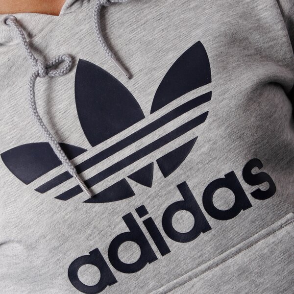 Bluza damska ADIDAS BLUZA   TREFOIL HOODIE w67906 kolor szary