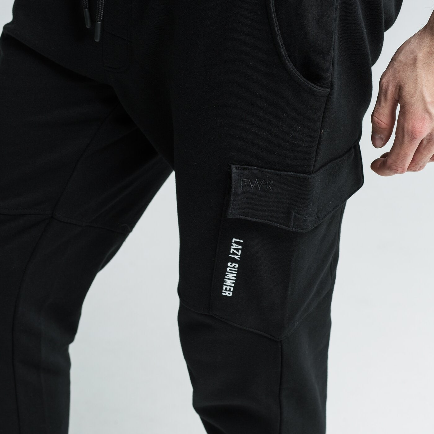 Spodnie dresowe męskie FEEWEAR SPODNIE ROBORE fw19spm10001 kolor czarny