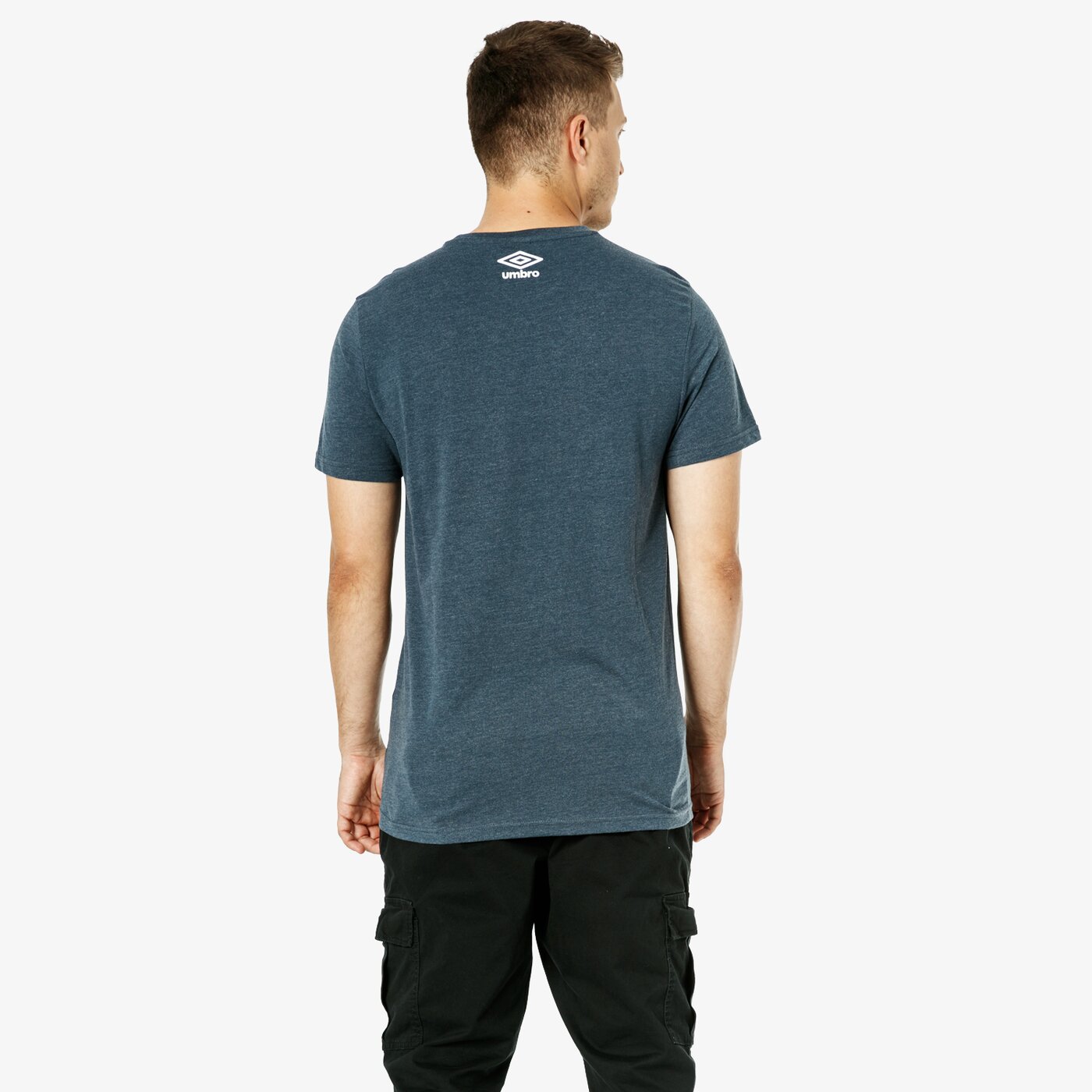 Koszulka męska UMBRO T-SHIRT SS TURF ul38tsm02001 kolor granatowy