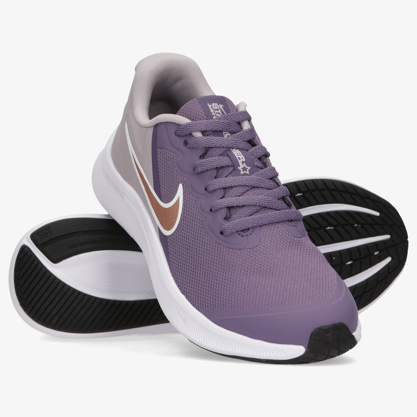Buty do biegania dla dzieci NIKE STAR RUNNER 3 da2776-501 kolor fioletowy