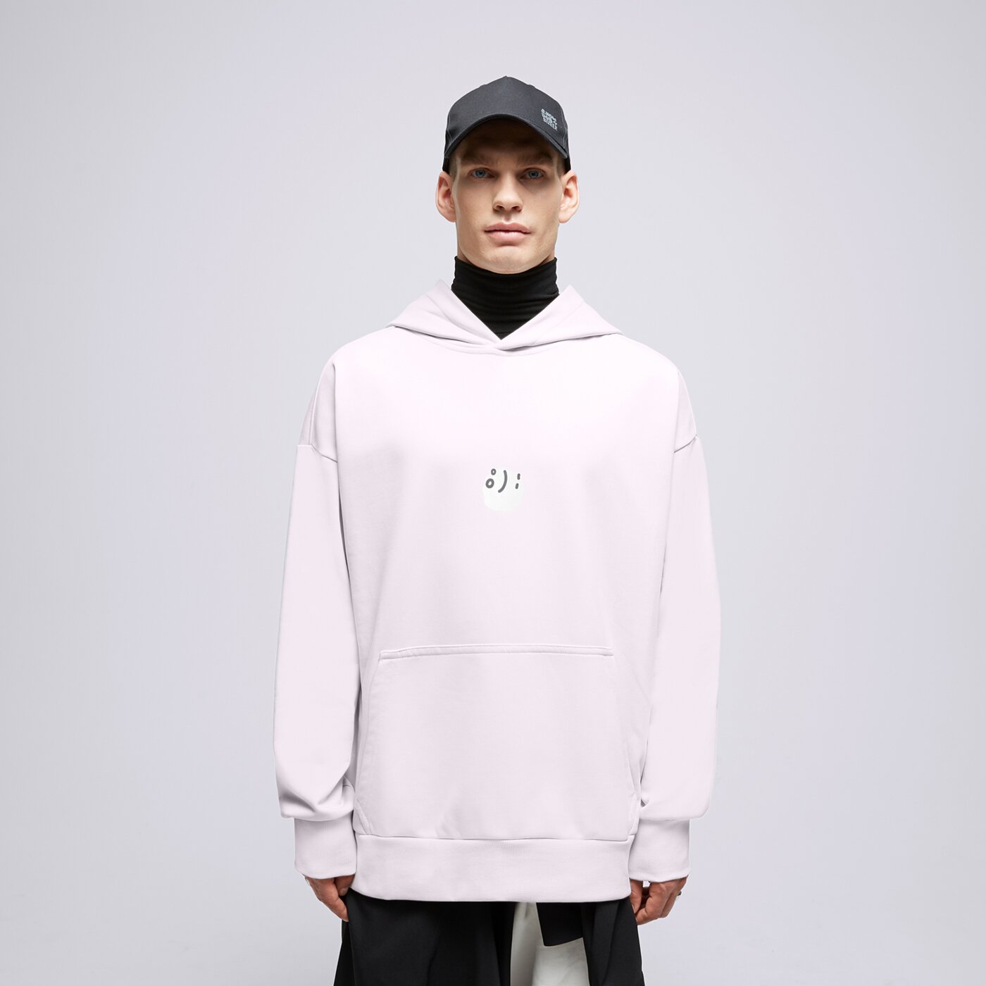 S.NOW JOB SIZEER HOODIE “I DECIDE” OFF WHITE si123blu50001 kolor beżowy