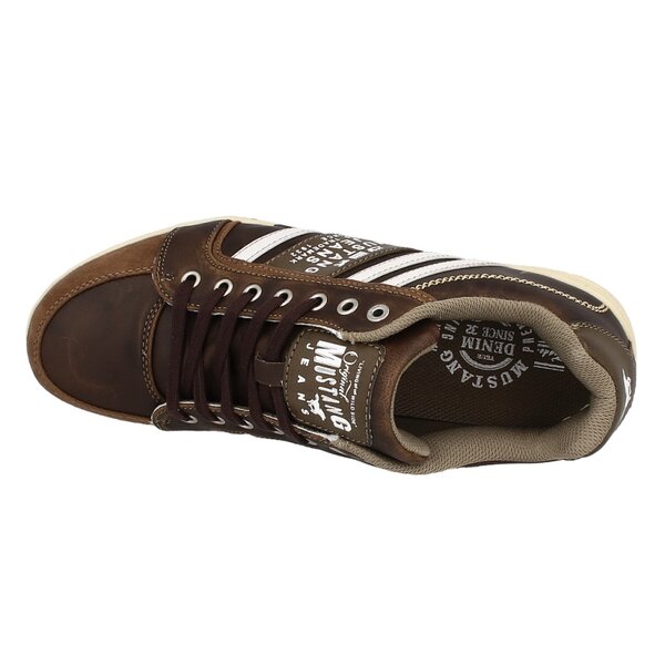 Buty sportowe męskie MUSTANG  32a051 kolor brązowy