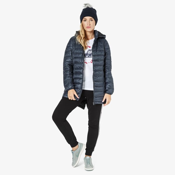 Kurtka zimowa damska LOTTO KURTKA IZA IV LONG JKT PAD PL W t5508 kolor granatowy