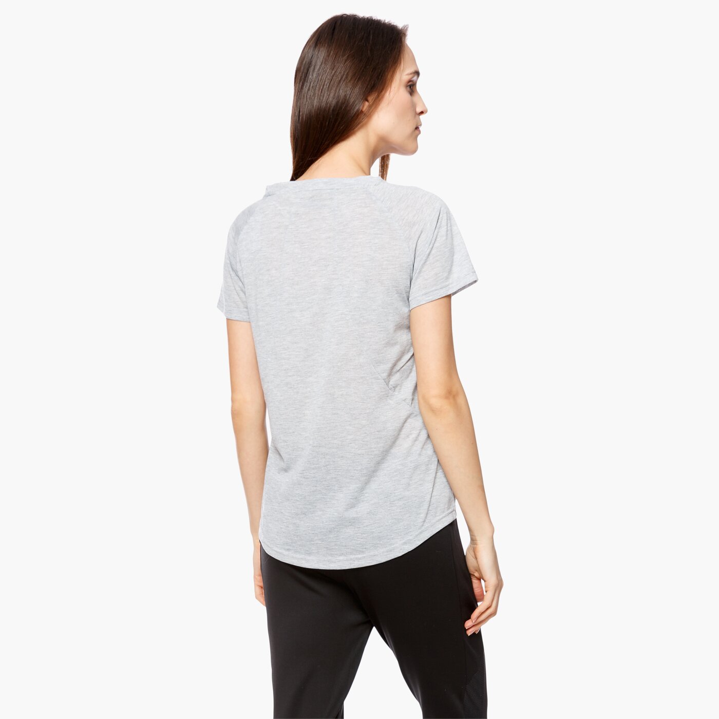 Koszulka damska PUMA T-SHIRT SS ELEVATED LAYER 83846514 kolor szary