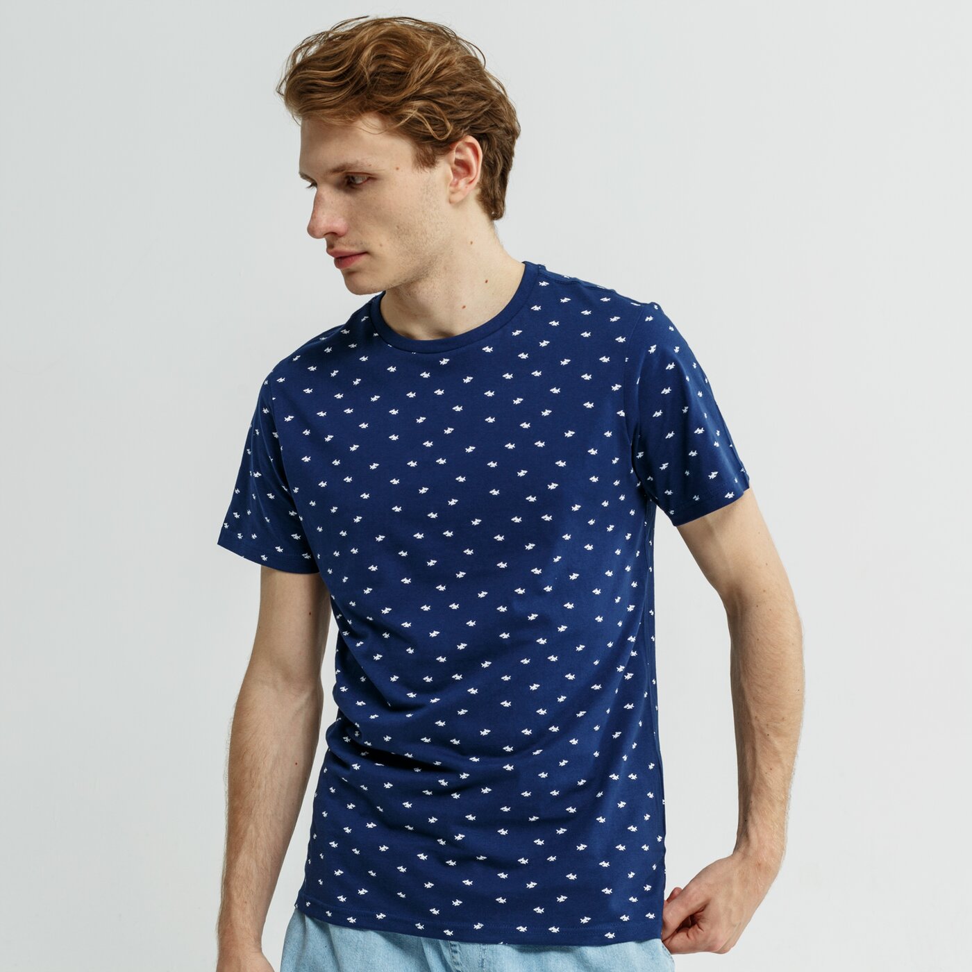 Koszulka męska FEEWEAR T-SHIRT SS YOPAL fw19tsm60001 kolor granatowy