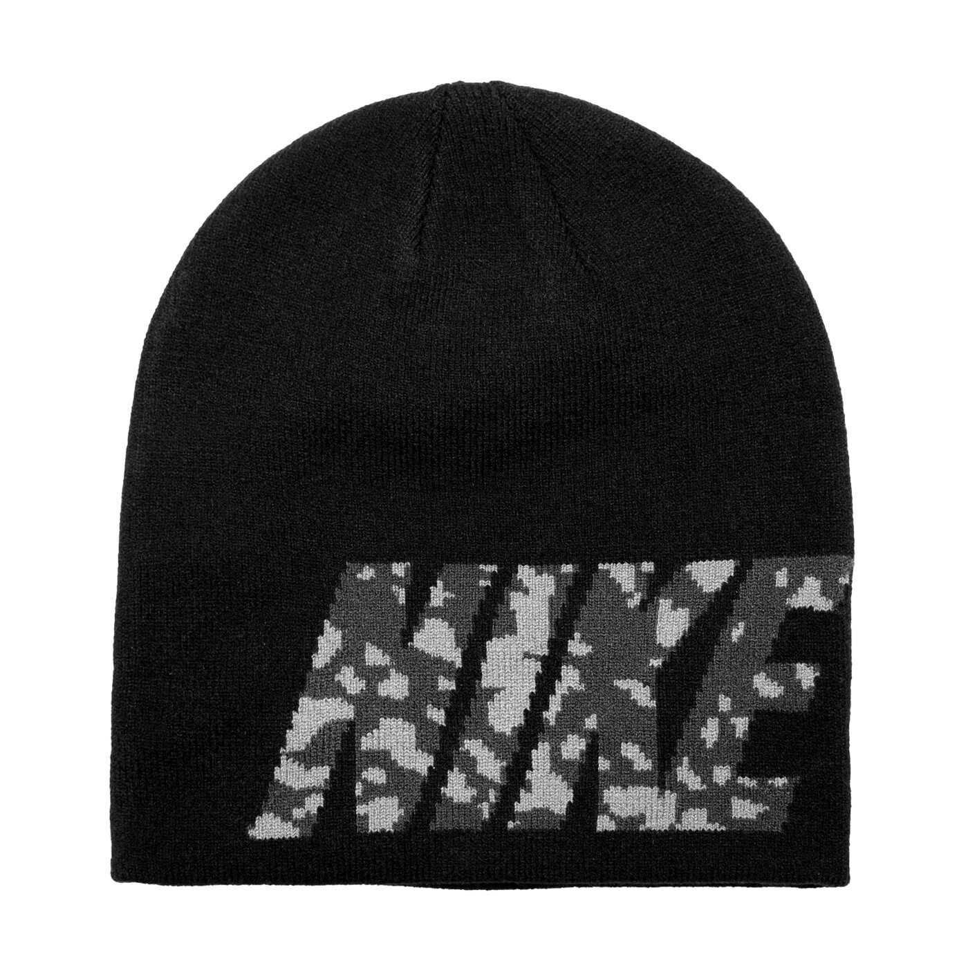 Czapka zimowa damska NIKE CZAPKA ZIMOWA NSW CAMO SPILL BEANIE 688768011 kolor czarny