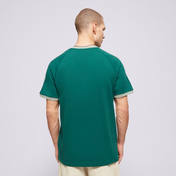 Koszulka męska ADIDAS T-SHIRT 3-STRIPES TEE jn7017 kolor zielony