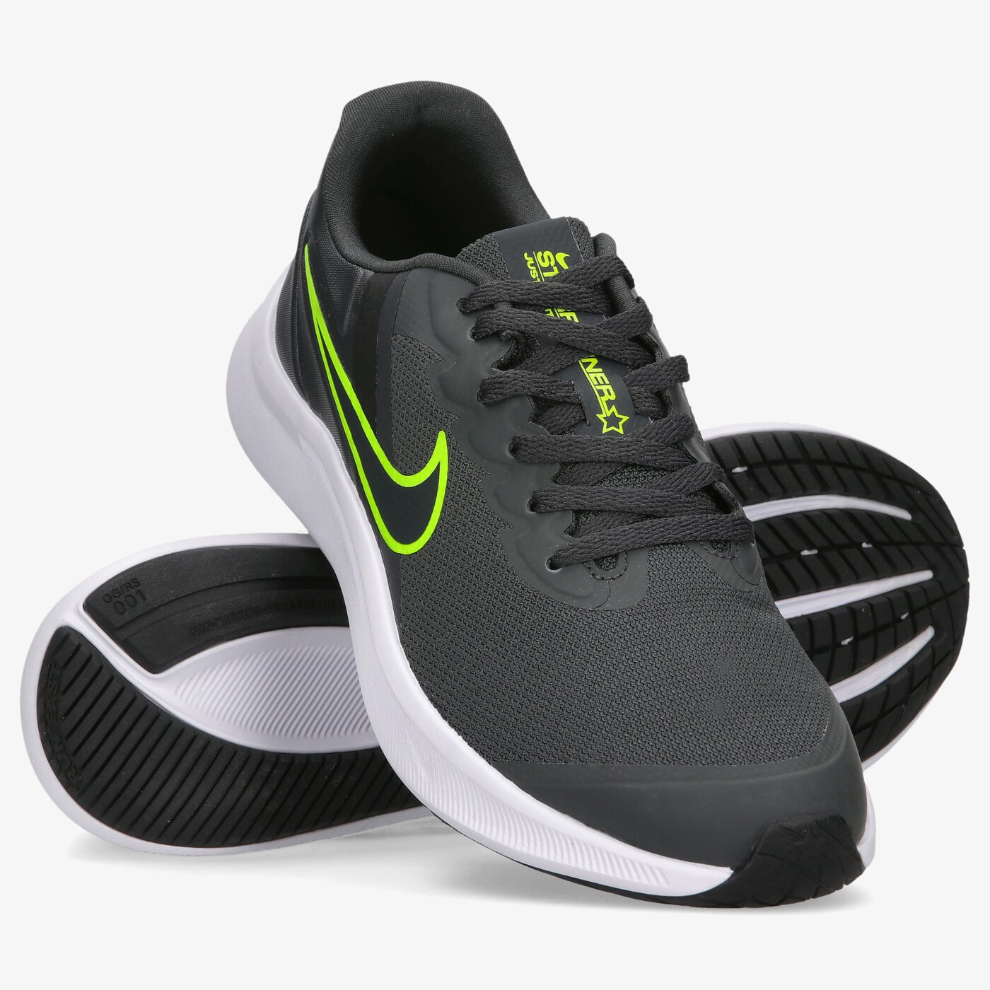 Buty do biegania dla dzieci NIKE STAR RUNNER 3 da2776-004 kolor szary