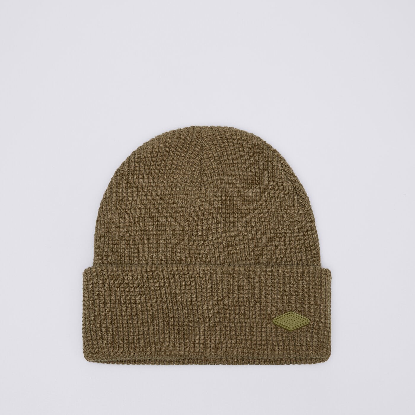 Czapka zimowa damska UMBRO CZAPKA UMBRO ESS SMALL LOGO GREEN ul325hat11002 kolor khaki
