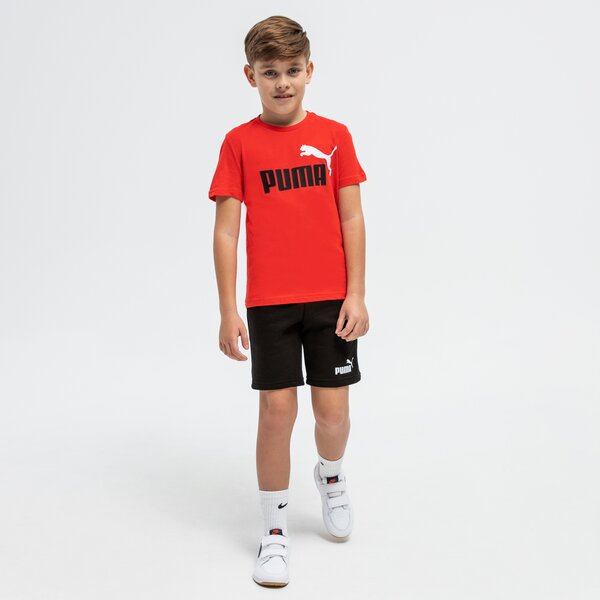 Koszulka dziecięca PUMA T-SHIRT ESS+ 2 COL LOGO B 586985 11 kolor czerwony