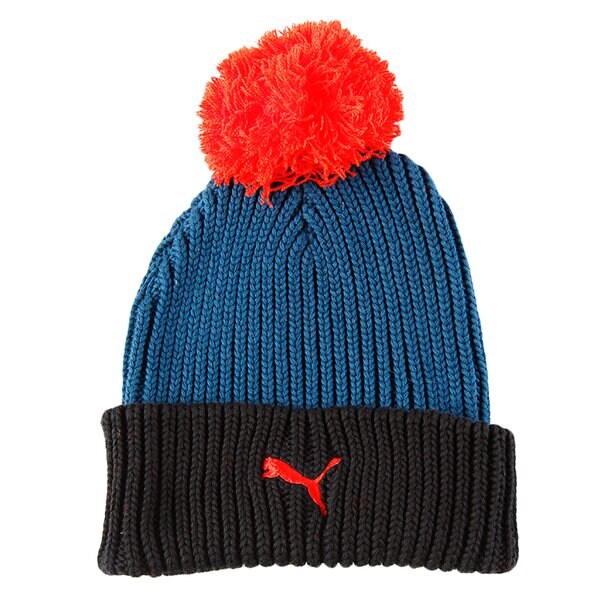 Czapka zimowa damska PUMA CZAPKA Z POM POM BEANIE 84341002 kolor niebieski