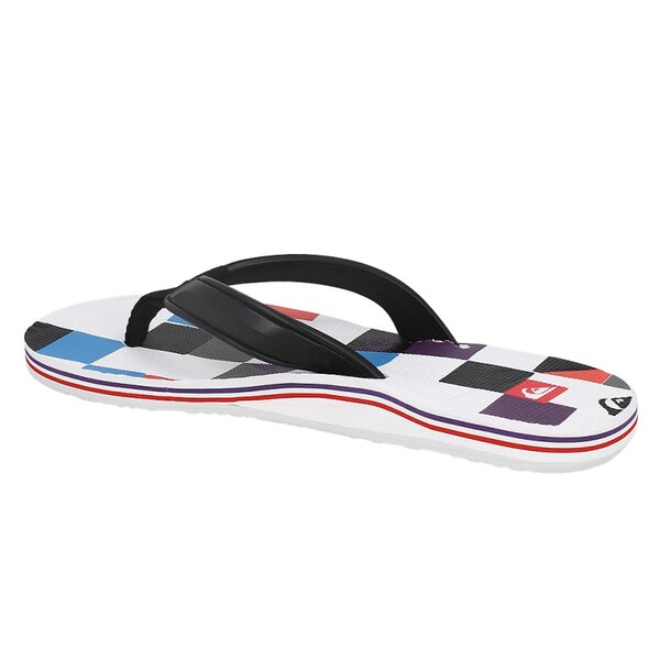 Klapki męskie QUIKSILVER ECLIPSED PRINT  krmsl153wbus kolor biały