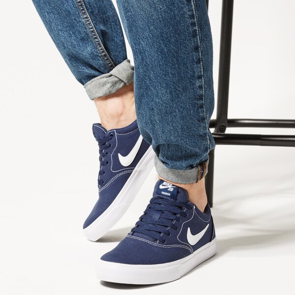 Buty sportowe męskie NIKE SB CHARGE SOLARSOFT TEXTILE cd6279-402 kolor granatowy